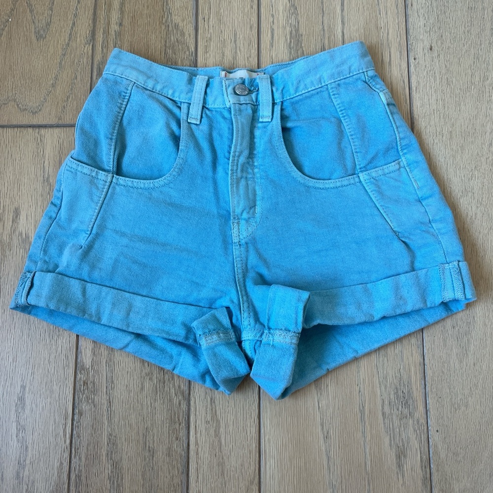 high waisted mom shorts